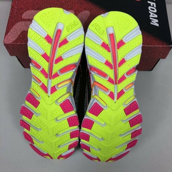 Fila Womens Memory Realmspeed Evo Running Shoes Gray Pink 5RM00570-059 8.5M New - Picture 6 of 11
